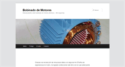 Desktop Screenshot of bobinadodemotores.com